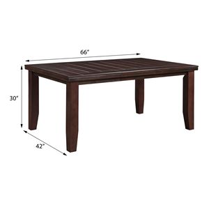 Tavolo da Pranzo in Legno di Ciliegio con Eleganti Gambe Affusolate - Product Image 6