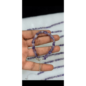 Wholesale Natural <b>Amethyst</b> Stone Bead Chain <b>Bracelets</b> Unisex Inspiration Fashion Trends <b>Bracelets</b> - Product Image 1