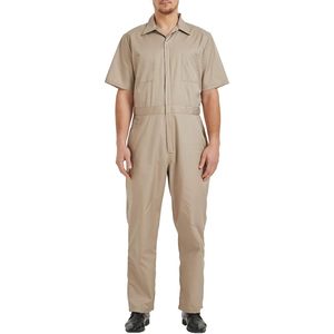 Conjunto de ropa de trabajo de tamaño regular de mono de manga corta para hombre 2025 - Product Image 1