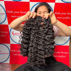 Extensiones de cabello humano virgen vietnamita rizado al vapor, doble trama, listas para envío, las más vendidas al por mayor - Product Image 5