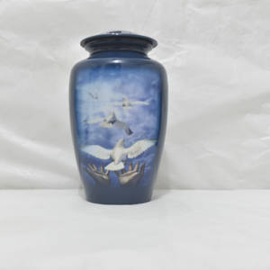 Urna de cremación de aluminio personalizada de alta calidad para cenizas humanas, venta al por mayor, urnas conmemorativas humanas y adultas para cenizas de la India - Product Image 4