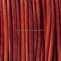 Cordon en cuir véritable plat antique 100 % pur pour la fabrication de bijoux et de vêtements, personnalisable, 100 mètres MOQ, marque RELIANCE LEATHER