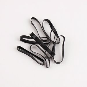 Élastiques à cheveux TIETYP, bandeaux en caoutchouc élastique, couleur unie, minimaliste, moderne, usage quotidien, pour femmes, emballage en carton, fabriqué en Corée - Product Image 2