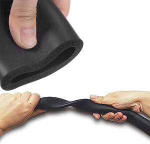 Couvre-tuyaux en mousse de caoutchouc noir de plusieurs tailles pour isolation, support de tuyaux, poignées de vélo, équipement de gym - Product Image 1