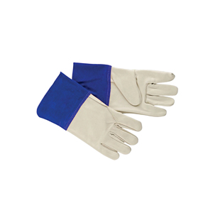 Top Cotton Welding <b>Gloves</b> Long Gauntlet Style Safety Cuff 16 oz Thickness 16 Inch Length Breathable Latex-free Forearm - Product Image 6