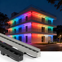 ไฟวอลวอชเชอร์ LED สำหรับภายนอกอาคาร 42W ตัวเรือนอะลูมิเนียมหล่อขึ้นรูป มาตรฐาน IP66 สำหรับตกแต่งอาคาร ให้ความสว่างสูง ครอบคลุมพื้นที่กว้าง - Product Image 2
