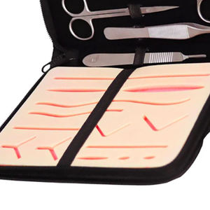 Almohadilla Grande de Acero Inoxidable con 14 Heridas Pre-cortadas para Práctica de Sutura, Kit Eléctrico para Estudiantes de Medicina/Veterinaria, Uso Hospitalario Ortopédico - Product Image 3