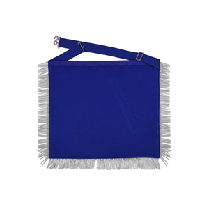 Tablier de Maître Maçon Sur Mesure Bleu Royal Finition Décorative Premium pour Cérémonie Maçonnique - Product Image 2