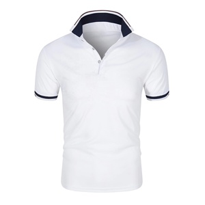 Camisas de Lona 100% Algodón de Alta Calidad para Hombre, con Logotipo Personalizado, Secado Rápido, Manga Corta, con Cuello Abierto/Cerrado - Product Image 1