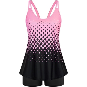 Maillot de bain une pièce pour femme, bretelles spaghetti, col rond, best-seller, prêt pour la plage, UPF50+, séchage rapide, spandex/polyester, short de bain - Product Image 2