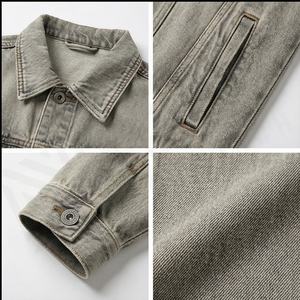 Vente en gros 2025 – Nouvelle veste en jean de coton personnalisée pour homme, haute qualité, hiver, état neuf - Product Image 4