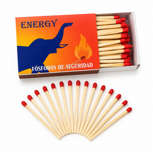 Cerillas de Seguridad Ecológicas de Primera Calidad para Cocina, Impresión Personalizada, 100 Unidades por Caja, Empaque de Cartón Resistente - Product Image 5