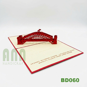 Harbour Bridge 3D Pop-Up Building Paper Landscape para tarjetas de felicitación Souvenirs Offset para cumpleaños Celebraciones de Año Nuevo - Product Image 2