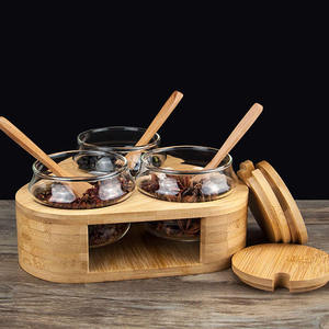 Indian Handcrafted Wooden Luxury Design Glass <b>Jar</b> Wooden Hand Carved <b>Spice</b> Box <b>Spice</b> Box Kitchen <b>Spice</b> Box at Reasonable Price - Product Image 1