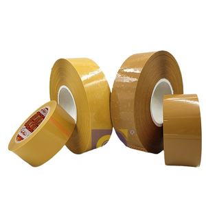 Cinta de Embalaje Transparente Marrón de una Sola Cara, Venta al por Mayor de Fábrica, Rollo Jumbo de BOPP Resistente al Calor, Autoadhesiva con Acrílico de Fusión en Caliente - Product Image 4
