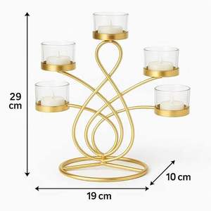 Handcrafted Iron Tea Light Holder Eco-Friendly Durable Heat Resistant High Quality for Home Christmas Decor India 2025 - Product Image 5