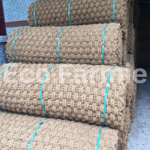 Geotextile natural woven coconut coir <b>mats</b> weaving coco fiber <b>mat</b> <b>rolls</b> exported from Vietnam - Product Image 4