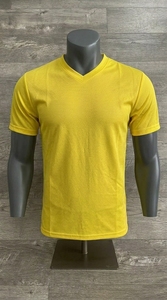 เสื้อยืดคอวีผู้ชาย ผ้าฝ้ายพรีเมียม เนื้อนุ่ม ระบายอากาศดี สวมใส่สบาย แขนสั้น เหมาะสำหรับใส่ในชีวิตประจำวันช่วงฤดูร้อน ทรงพอดีตัว ดีไซน์ทันสมัย - Product Image 2