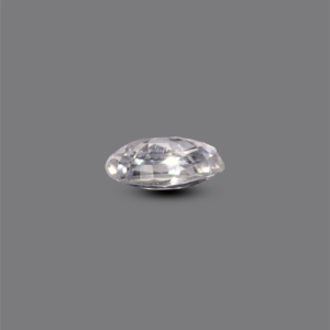 Natural White Zircon Loose Gemstone 5 Carat Cushion Cut for Fine Jewelry - Product Image 3