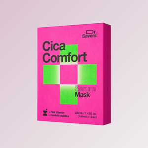 Mascarilla facial en láminas Its Skin Dr. Savers Cica Comfort Serum Mask Set, 10 unidades, mascarilla facial coreana para el cuidado de la piel - Product Image 4