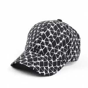 Casquette de baseball à motif géométrique, chapeau décontracté unisexe, chapeau respirant en polyester pour adultes, printemps et été - Product Image 1