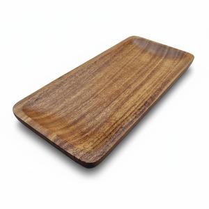 Plateau de service rectangulaire en bois, design luxueux poli, fait main, bois massif, passe au lave-vaisselle, pour les fêtes, HASAN CRAFT HC-0001 - Product Image 4