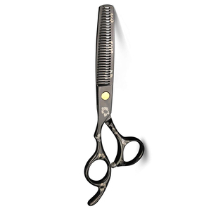 Professional High Quality Stainless Steel Blade Hairdressing <b>Thinning</b> Scissors with Black Handle Straight Type for Beauty Use - Product Image 6