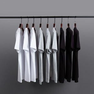 เสื้อยืดผู้ชายลดราคา ทุกไซส์ แฟชั่นลำลอง ผ้าฝ้าย รับสกรีนโลโก้ ขายส่ง 100% เป็นมิตรกับสิ่งแวดล้อม แห้งเร็ว ระบายอากาศได้ดี - Product Image 4