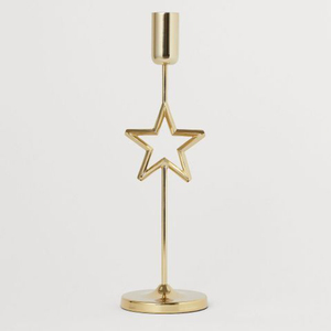 Gold Metal <b>Hammered</b> Taper Candle <b>Holder</b> Elegant Brass Decorative Candlestick Stand For Home Decor Wedding Dining Table - Product Image 6