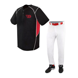 Uniforme de baseball sur mesure pour équipe, fabrication OEM, design personnalisé, tenue de sport à séchage rapide pour l'entraînement - Product Image 1