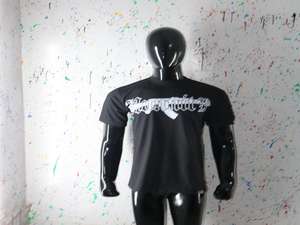 T-shirts de sport décontractés personnalisés 100% coton respirant imprimé à manches courtes pour hommes - Product Image 5