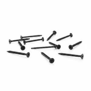 Tornillos Métricos de Acero al Carbono Negro Clase 8.8, Rosca Gruesa, Cabeza Pan, Acabado Fosfatado, Marca PDC, Modelo 9 para Fijación de Paneles de Yeso - Product Image 6