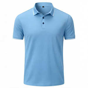 Polo de Poliéster Antiarrugas para Hombre, con Detalle Bordado y Práctico Bolsillo - Product Image 4