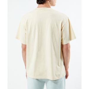 T-shirt uni pour homme, coupe ample, design premium, anti-rides, personnalisé, haute qualité, 100% coton, imprimé à l'écran, motif uni - Product Image 3