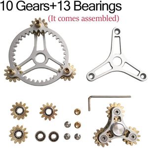 Spinner Manuale in Ottone Puro Fai-da-te, Giocattolo Antistress a Lunga Durata per EDC, Concentrazione, Meditazione e Riduzione delle Cattive Abitudini per Mani Attive - Product Image 3
