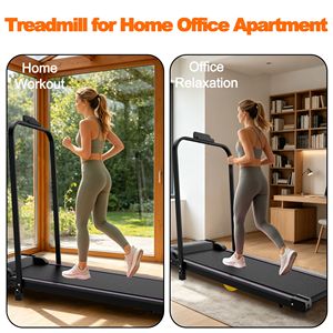 Tapis Roulant Pieghevole Portatile 2-in-1 con Telecomando e Display LED, Macchina per Camminare e Correre, Supporta fino a 100kg - Product Image 2