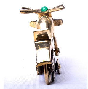 Vélo en laiton artisanal Royal Craft en forme de balle pour la maison de luxe, chambre d'hôtes et salon, objet de décoration de bureau, vélo en laiton doré en forme de balle - Product Image 3