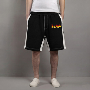 Shorts de jogging pour hommes de qualité supérieure, écologiques, 2 couleurs, 100% coton, style streetwear, taille élastique, séchage rapide, personnalisables - Product Image 4