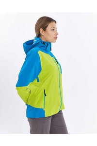 เสื้อแจ็คเก็ตซอฟต์เชลล์สีเขียวมะนาวสำหรับผู้หญิง |   เสื้อแจ็คเก็ตกันน้ำแบบเทคนิคอล |   เสื้อแจ็คเก็ตเดินป่าแบบซิปสีนีออน | ผู้ผลิตสินค้าภายใต้แบรนด์ของผู้จ้าง (OEM) - Product Image 4