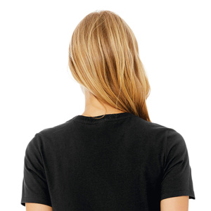 Camisetas Blancas al por Mayor para Mujer, Personalizables, de Algodón de Calidad, Ajustadas al Cuerpo, con Diseños Modernos, Colores y Hombros Caídos - Product Image 2