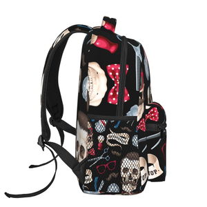 Maletín de Maquillaje Clásico Negro de PVC con Cierre, Mochila Cosmética de Lado Suave para Organizar, Almacenar y Viajar, con Bolsillo Lateral - Product Image 5