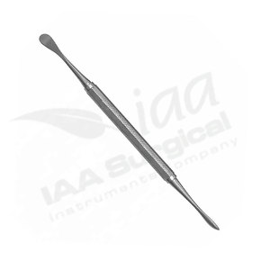 Élévateur périostal dentaire 18 cm en acier inoxydable allemand, manuel, à double extrémité, manche creux à bout arrondi 10 mm pour INSTRUMENTS CHIRURGICAUX - Product Image 1