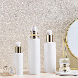Lotion Serum Oil Skin Care Cream Perfume Screen Printing Wholesale Custom Color Glass <b>Mist</b> Spray <b>Bottles</b> Jar with Caps - Product Image 2