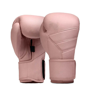 Guantes de Boxeo para Mujer de Cuero Sintético Premium, Rosa y Blanco, Acolchado Grueso, Resistentes al Desgaste, Guantes de Boxeo de PU, Rosa y Blanco, para Sparring - Product Image 4