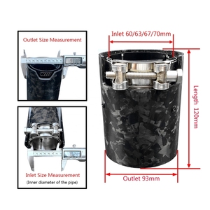 Puntas de escape de fibra de carbono para <span class=keywords><strong>BMW</strong></span> G80 G82 <span class=keywords><strong>M3</strong></span> M4, tubo de escape M Performance - Product Image 5