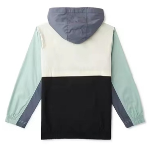 Conjunto Deportivo de Chaqueta Cortavientos con Capucha y Pantalones Cortos para Hombre, con Bloques de Color, de Secado Rápido, para Verano - Product Image 3