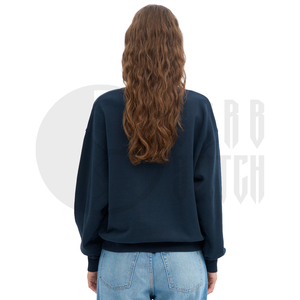 Sudadera Extra Grande de Primera Calidad para Mujer, Cuello Redondo, Felpa de Algodón, Manga Larga, Sudadera Personalizable - Product Image 6