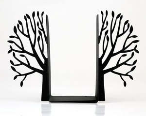 Sujetalibros de metal elegantes y artesanales, organizador de libros resistente, adecuado para la solución de almacenamiento contemporánea en el hogar, la oficina o la biblioteca. - Product Image 4