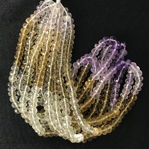 100% Natural IGI Certified Semi Multi Loose Faceted Rondelle Beads 6.5-7mm AA Grade Multi Color <b>Fire</b> Vivaaz <b>Gems</b> Jaipur - Product Image 6