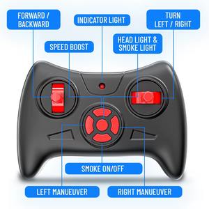 Voiture télécommandée Mirana Mega Ranger 6WD 4x4 pour enfants, monster truck tout-terrain haute vitesse, ATV télécommandé avec échappement de fumée - Product Image 4